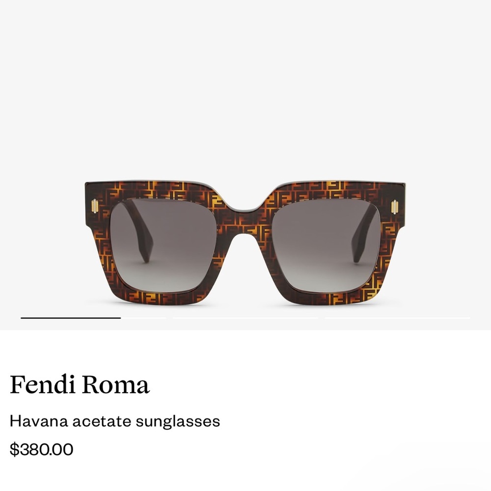 Fendi Roma Brown Sunglasses